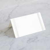 "Gilded Frame" - Gloss-Press® Place Cards in Cloud by Stacey Meacham - Blank front