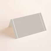 "Refined style" - Gloss-Press® Place Cards in Pearl by Stacey Meacham - Blank front