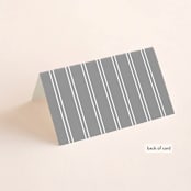 "Refined style" - Gloss-Press® Place Cards in Pearl by Stacey Meacham - Folded Back of Card
