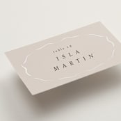 "Kumamoto" - Gloss-Press® Place Cards in Pearl by Ani Somi - Detail