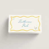 "Summer trail" - Place Cards - Chicken in Positano by Creo Study - Folded with Free Guest Printing