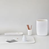 "Modern Office Pencil Tray White" - Pencil Holder in white by Tina Frey