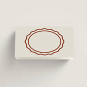 "Pearl" - Place Cards - Fish in Champagne by Baumbirdy - Blank front