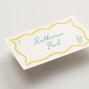 "Summer trail" - Place Cards - Fish in Positano by Creo Study - Detail