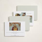 "DUO" - Graduation Party Invitations in Bone by Stacey Meacham - Back of Card Options