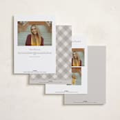 "Mod Duo" - Graduation Party Invitations in Fudge by Mansi Verma - Back of Card Options