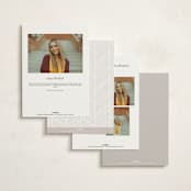 "Polaroid Party" - Graduation Party Invitations in Cotton by Robert and Stella - Back of Card Options