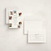 "Polaroid Party" - Graduation Party Invitations in Cotton by Robert and Stella - Assembled