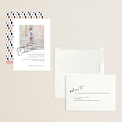"Modern Celebration" - Graduation Party Invitations in Cloud by Jenna Holcomb - Assembled