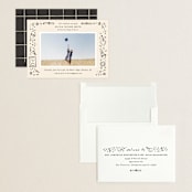 "Iconic" - Graduation Party Invitations in Sand by Creo Study - Assembled