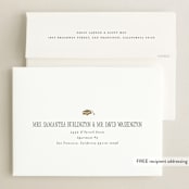"Posh Party" - Graduation Party Invitations in Tuxedo by Pink House Press - FREE Recipient Addressing