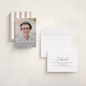 "Cap off" - Graduation Party Invitations in Cotton by Creo Study - Assembled