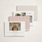 "Past and Future" - Graduation Party Invitations in Navy by Claudia Orengo - Back of Card Options