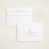 "Classically done" - Graduation Party Invitations in Country Blue by Inkblot Design - FREE Recipient Addressing