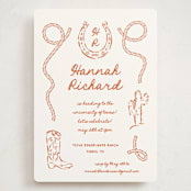 "Western" - Graduation Party Invitations in Bronco by Claudia Orengo - Front