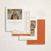 "Western" - Graduation Party Invitations in Bronco by Claudia Orengo - Back of Card Options