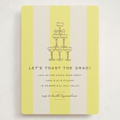 "Campania" - Graduation Party Invitations in Limone by Megan Davis - Front