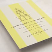 "Campania" - Graduation Party Invitations in Limone by Megan Davis - Detail