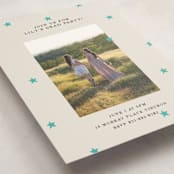 "Tiny Star Confetti" - Graduation Party Invitations in Frost by Kercia Jane - Detail