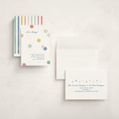 "Confetti party" - Graduation Party Invitations in Rainbow by Creo Study - Assembled