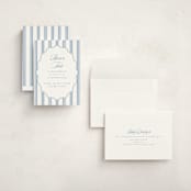 "Stately" - Graduation Party Invitations in Provincial Blue by Creo Study - Assembled