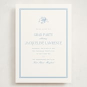 "Chesapeake" - Graduation Party Invitations in Sky Blue by Megan Davis - Front