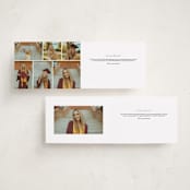 "Handwritten Stack" - Graduation Announcements in Snow by Stephanie Heinrich Godbout - Interior Options
