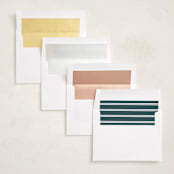 "Varsity Initial" - Graduation Announcements in Forest by Leia Matt - Envelope Liner Options
