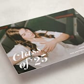 "Class Dismissed" - Graduation Announcements in Ink by Megan Davis - Detail