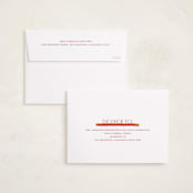 "Grad Stripes" - Graduation Announcements in Rose & Sunflower by Anna Elder - FREE Recipient Addressing