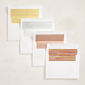 "Grad Stripes" - Graduation Announcements in Rose & Sunflower by Anna Elder - Envelope Liner Options