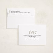 "The Cover" - Graduation Announcements in Mist by Gwen Bedat - FREE Recipient Addressing