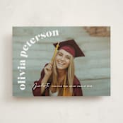 "Casual chic" - Graduation Announcements in Cotton by Creo Study - Front