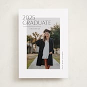 "Cornered" - Graduation Announcements in Silk by Kelly Schmidt - Front