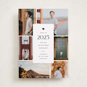 "pastiche" - Graduation Announcements in Raven by Olivia Raufman - Front