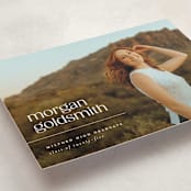 "morgan" - Graduation Announcements in Ivory by Ellen Schlegelmilch - Detail