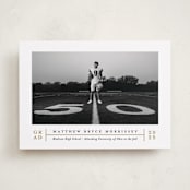 "Modern Grid" - Graduation Announcements in Golden by Erica Krystek - Front