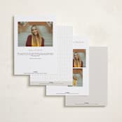 "The Cover" - Graduation Announcements in Mist by Gwen Bedat - Back of Card Options