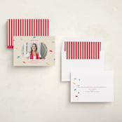 "Confetti Drop" - Graduation Announcements in Multi by Megan Cash - Assembled