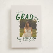 "Playful" - Graduation Announcements in Avocado by Vera Lim - Front