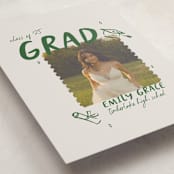 "Playful" - Graduation Announcements in Avocado by Vera Lim - Detail