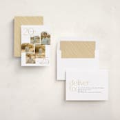 "chic five" - Graduation Announcements in Marigold by Carolyn Nicks - Assembled