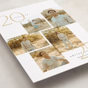 "chic five" - Graduation Announcements in Marigold by Carolyn Nicks - Detail