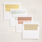 "chic five" - Graduation Announcements in Marigold by Carolyn Nicks - Envelope Liner Options
