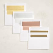 "Modern Grid" - Graduation Announcements in Golden by Erica Krystek - Envelope Liner Options