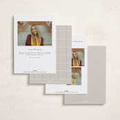"Sure Thing" - Graduation Announcements in Waterlily by Owl and Toad - Back of Card Options