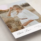 "Elegance" - Graduation Announcements in Cloud by Nicole Walsh - Detail
