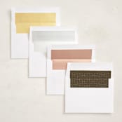 "Simply" - Graduation Announcements in Chocolate by Lisa Assenmacher - Envelope Liner Options
