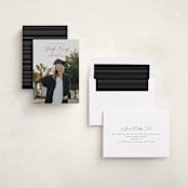 "Timeless Classic" - Graduation Announcements in Noir by Brandy Folse - Assembled