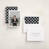 "Class" - Graduation Announcements in Charcoal by Nicole Walsh - Assembled